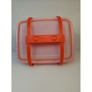 Mini Pak & Carry Tupperware Junior Childs Lunchbox 3 Piece Set Vintage #1513-12